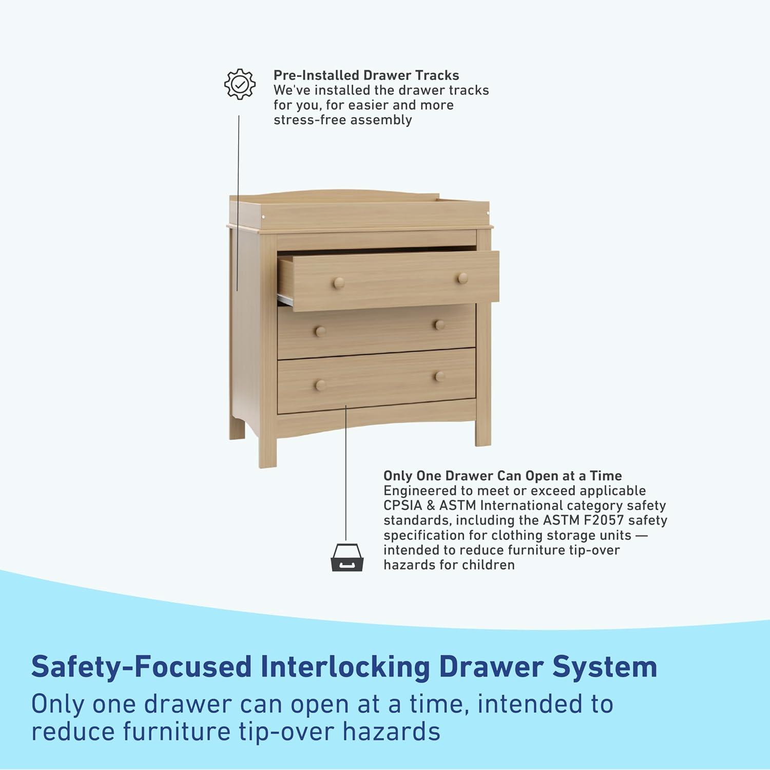 Noah 6 Drawer Double Dresser