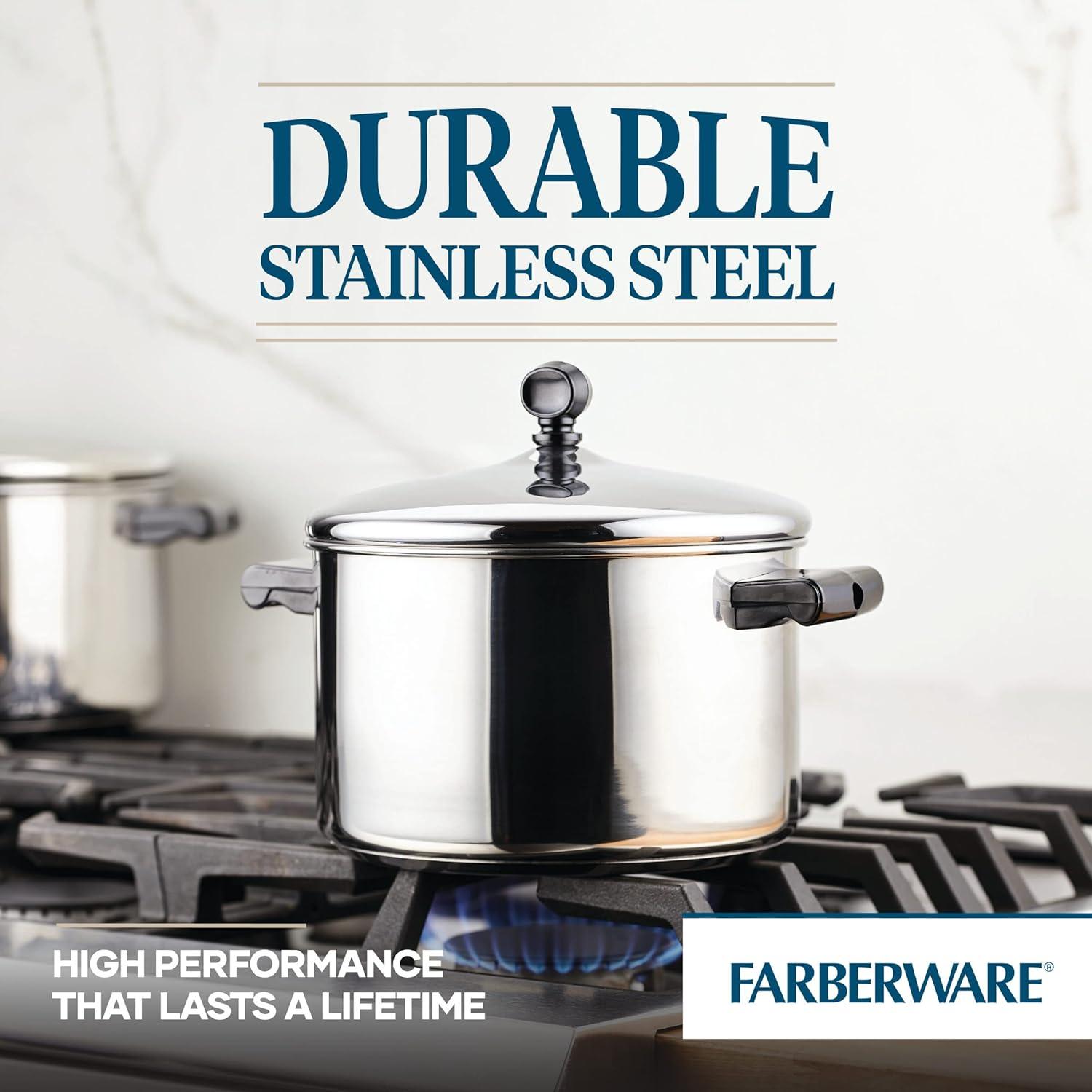 Farberware Farberware Classic Series Stainless Steel Saucepot with Lid