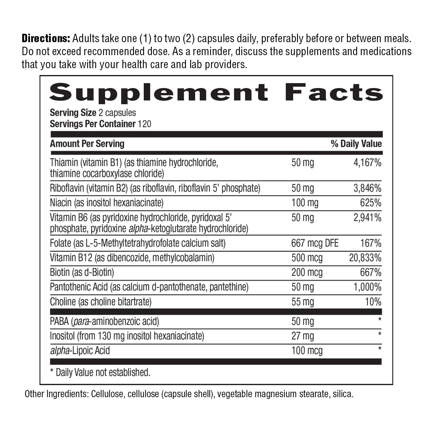 Country Life Coenzyme B-Complex, 240 Vegan Capsules