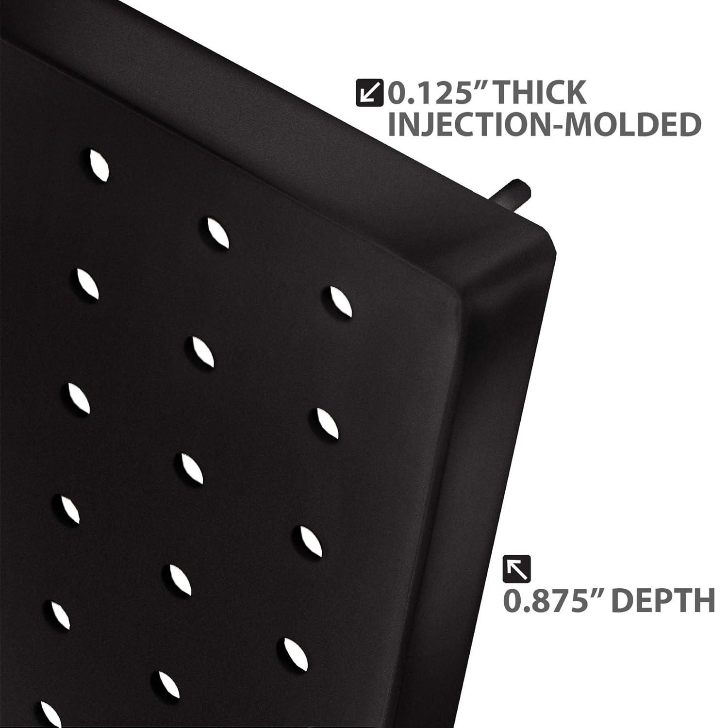 Pegboard Wall Panel Storage Solution, Size: 16"x 20", 2-Pack