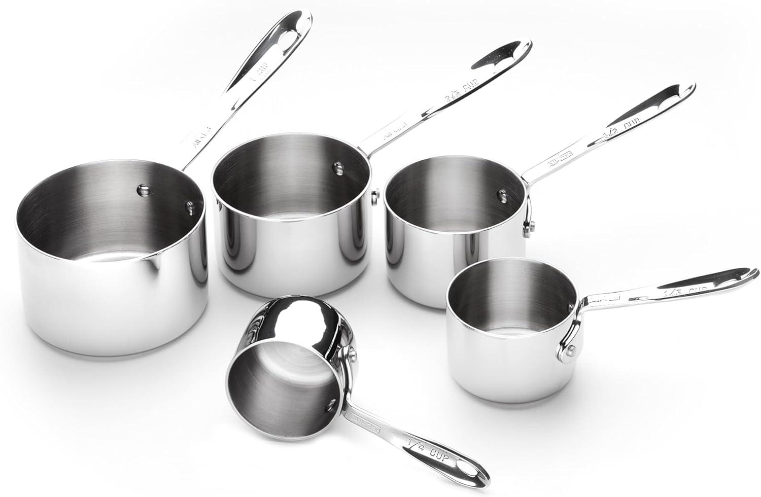 All-Clad ® Stainless Steel Measuring Cups, Set of 5