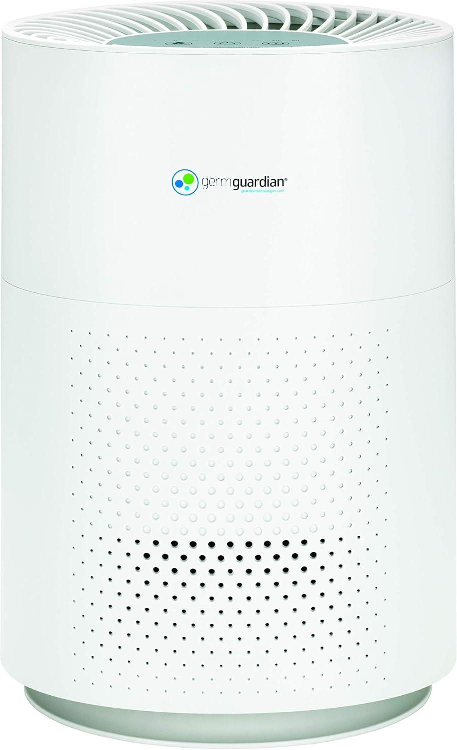 GermGuardian Air Purifier with HEPA Pure Filter Removes Odors, Mold, 510 Sq. ft, AC4200W, White