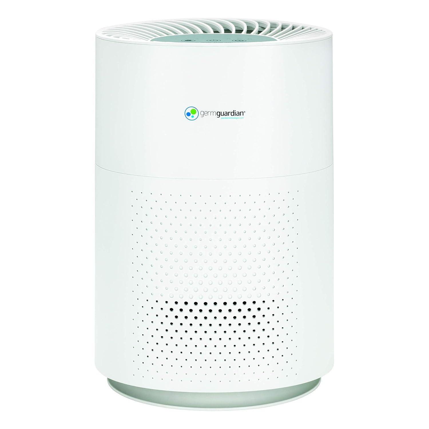GermGuardian Air Purifier with HEPA Pure Filter Removes Odors, Mold, 510 Sq. ft, AC4200W, White