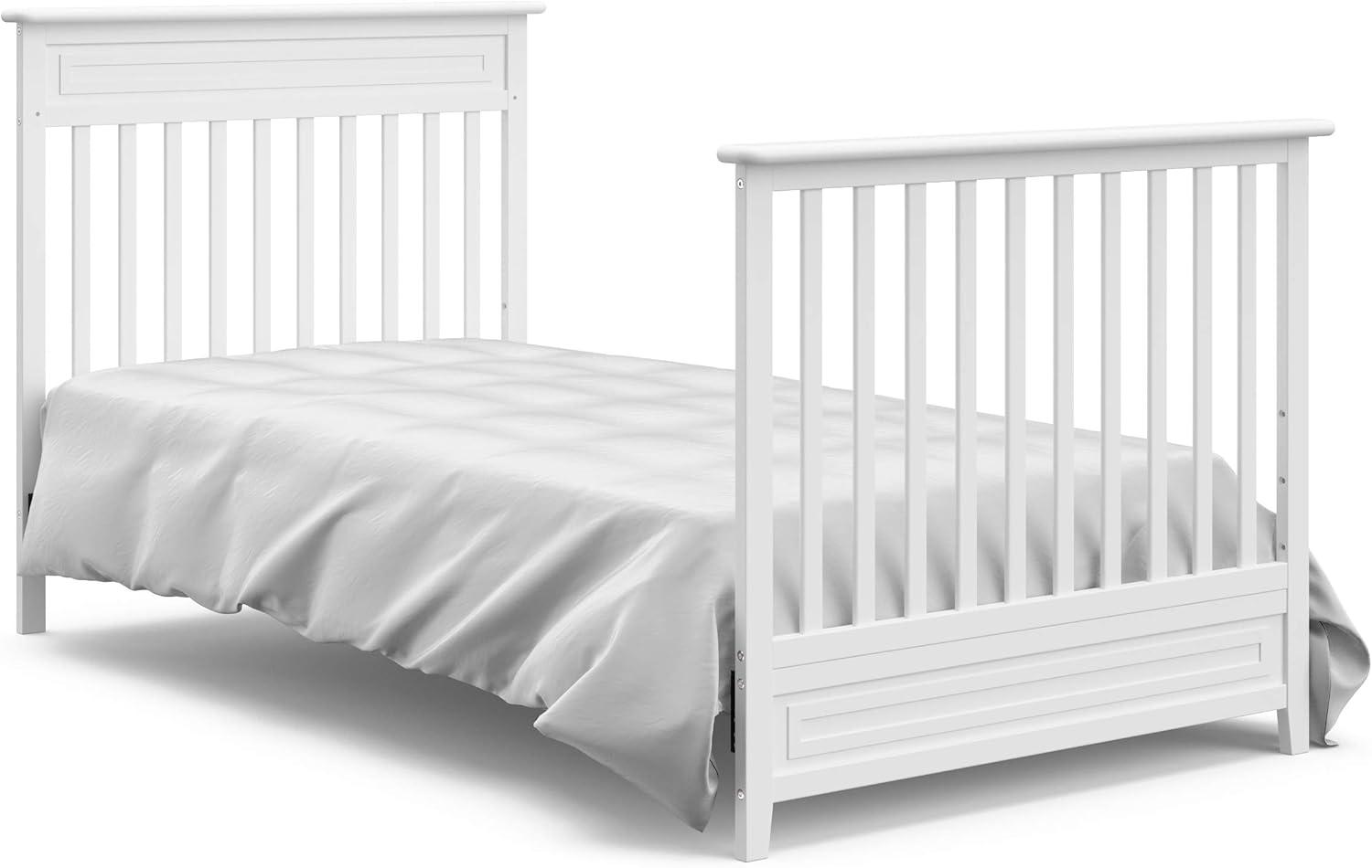 Petal 4-in-1 Mini Convertible Crib with Mattress