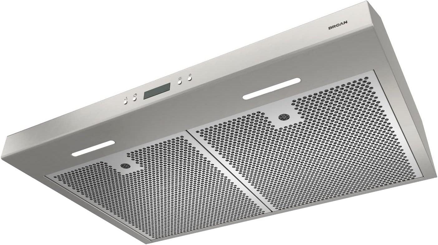 Broan NuTone 36" Steel 400 CFM Convertible Under Cabinet Range Hood with Mesh Filter