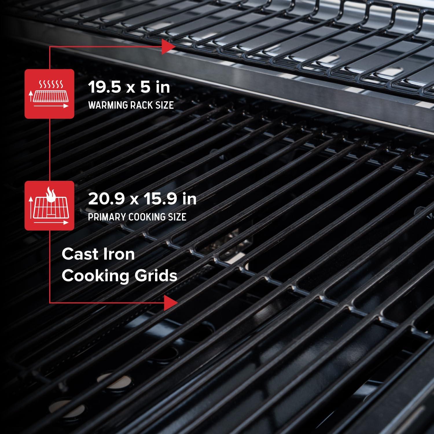 Nexgrill 3-Burner Black and Stainless Steel Propane Gas Grill