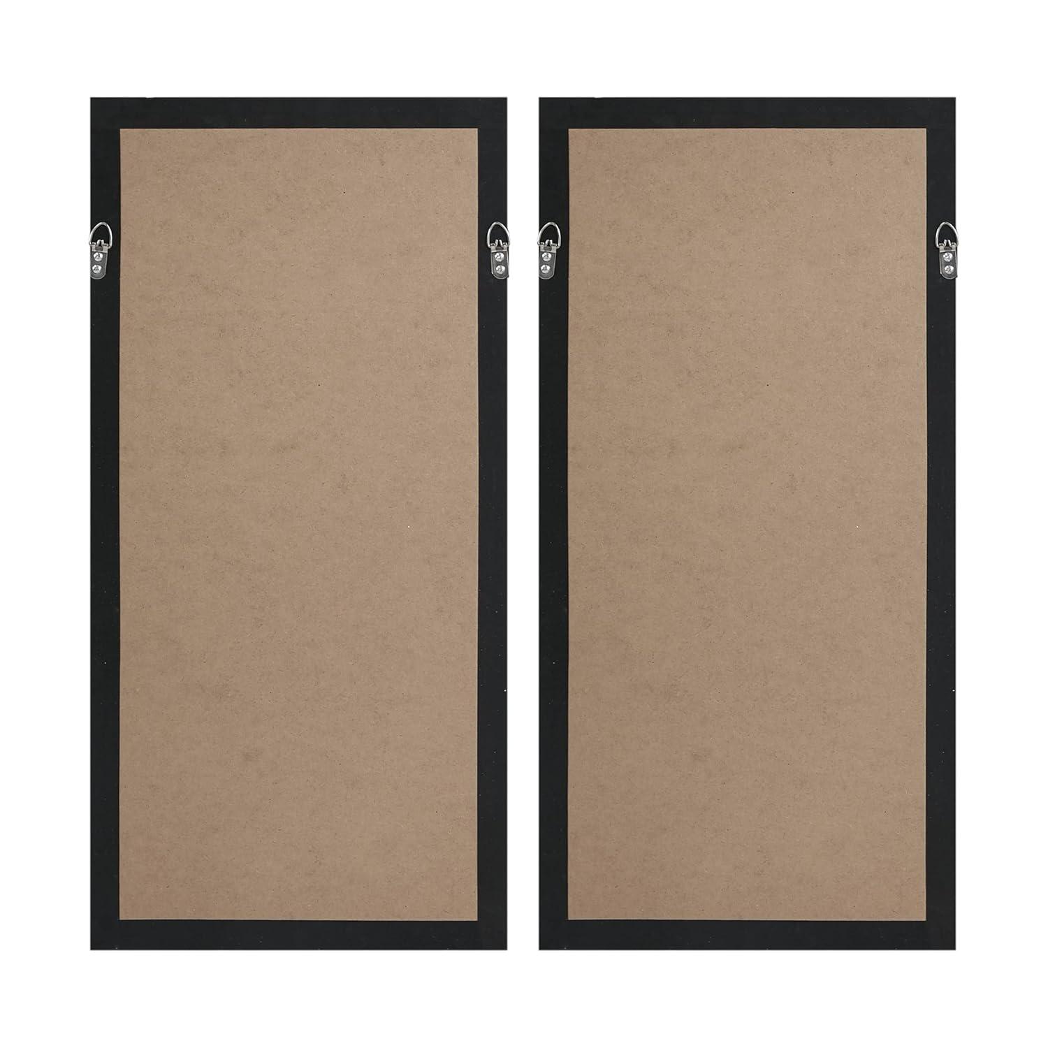 Dakota Fields Framed Geometric Rice Paper Panel Shadowbox Wall Décor (Set of 2)