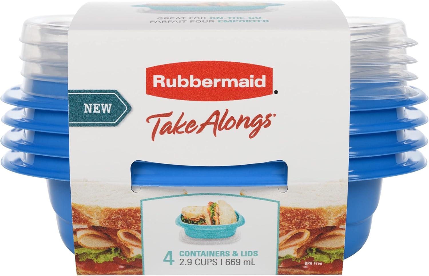 Rubbermaid Os 2.9c Tka Otg Sqr Tri 4pk