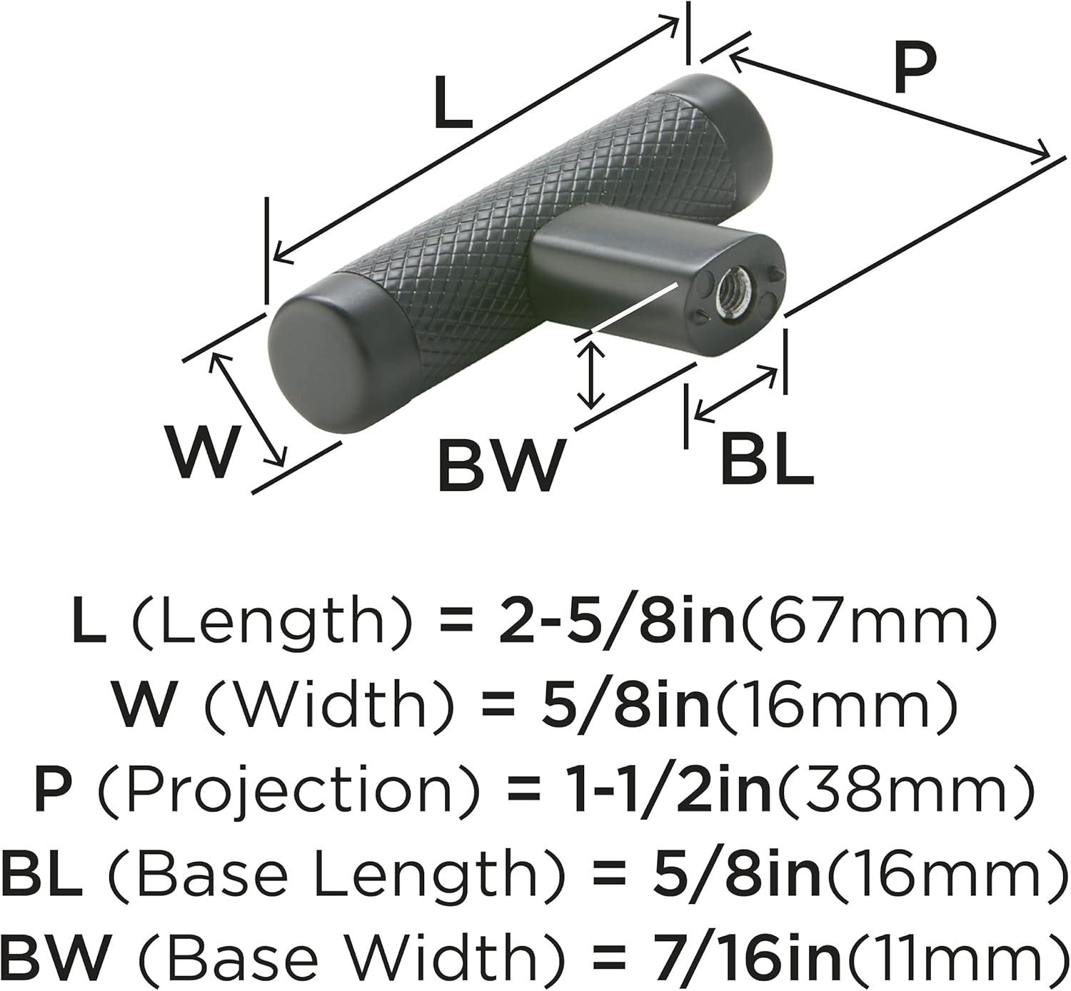 2-5/8" Length Bar Knob