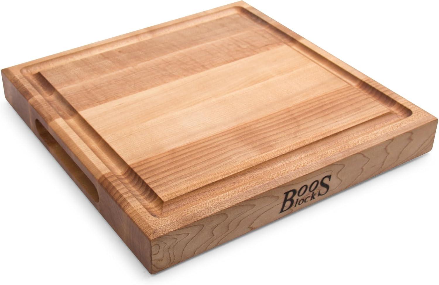 John Boos John Boos Chef's Collection Edge Grain 1.75" Maple Cutting Board with Groove