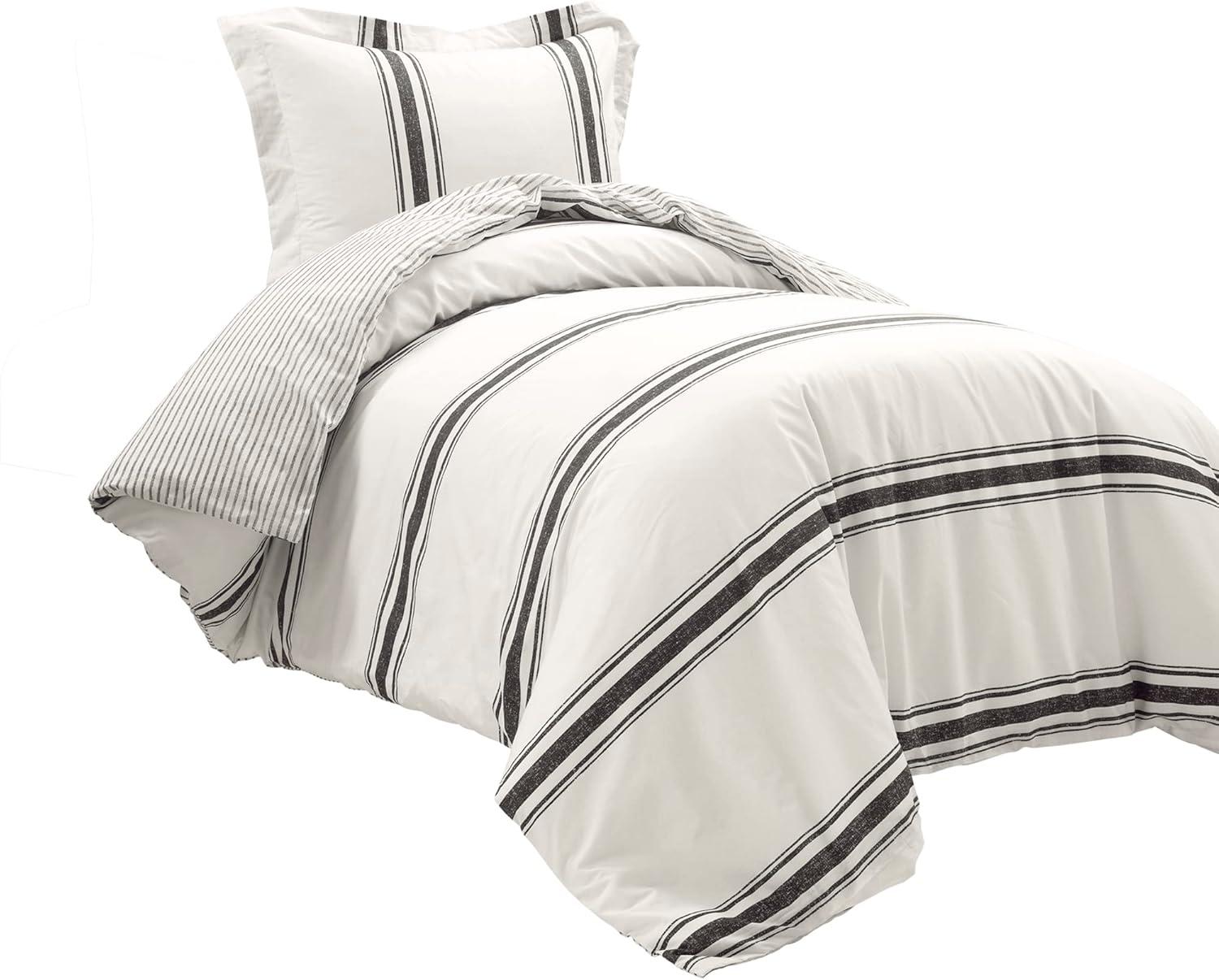 Standard Cotton 460 TC Reversible 3 Piece Duvet Cover Set