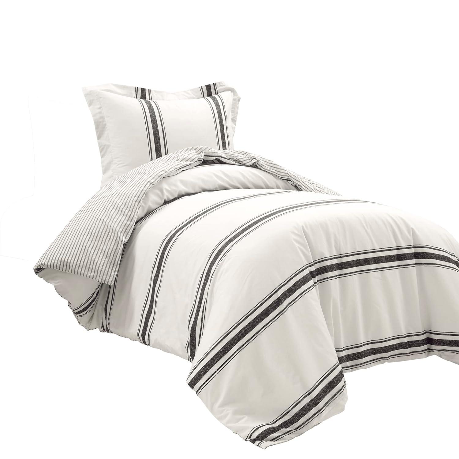 Standard Cotton 460 TC Reversible 3 Piece Duvet Cover Set