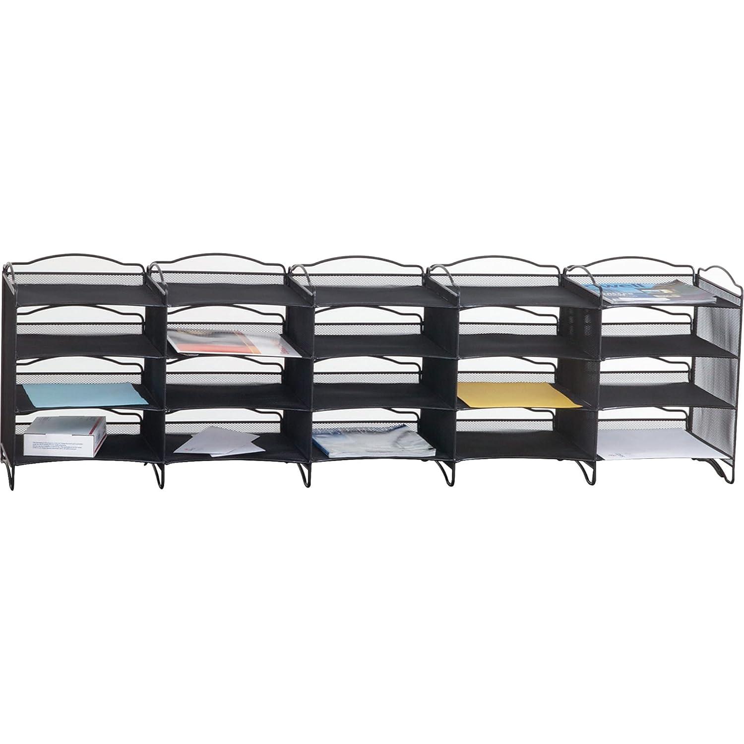 Safco Products Company Onyx 20 Compartment Organizer