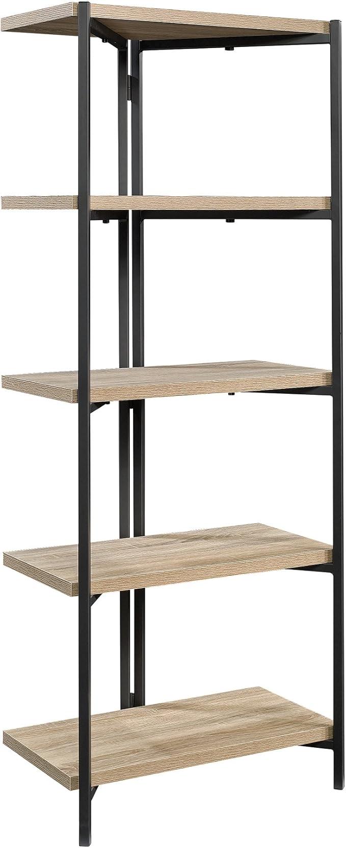 North Avenue Charter Oak 5-Shelf Floor-Standing Bookcase