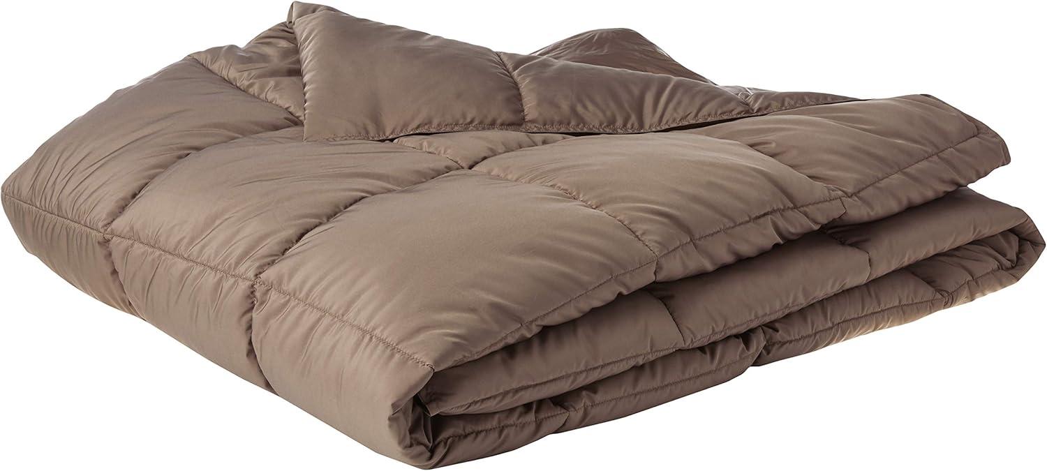 PUFF High Loft Down Indoor/Outdoor Water Resistant Comforter with Extra Strong Nylon Cover - King