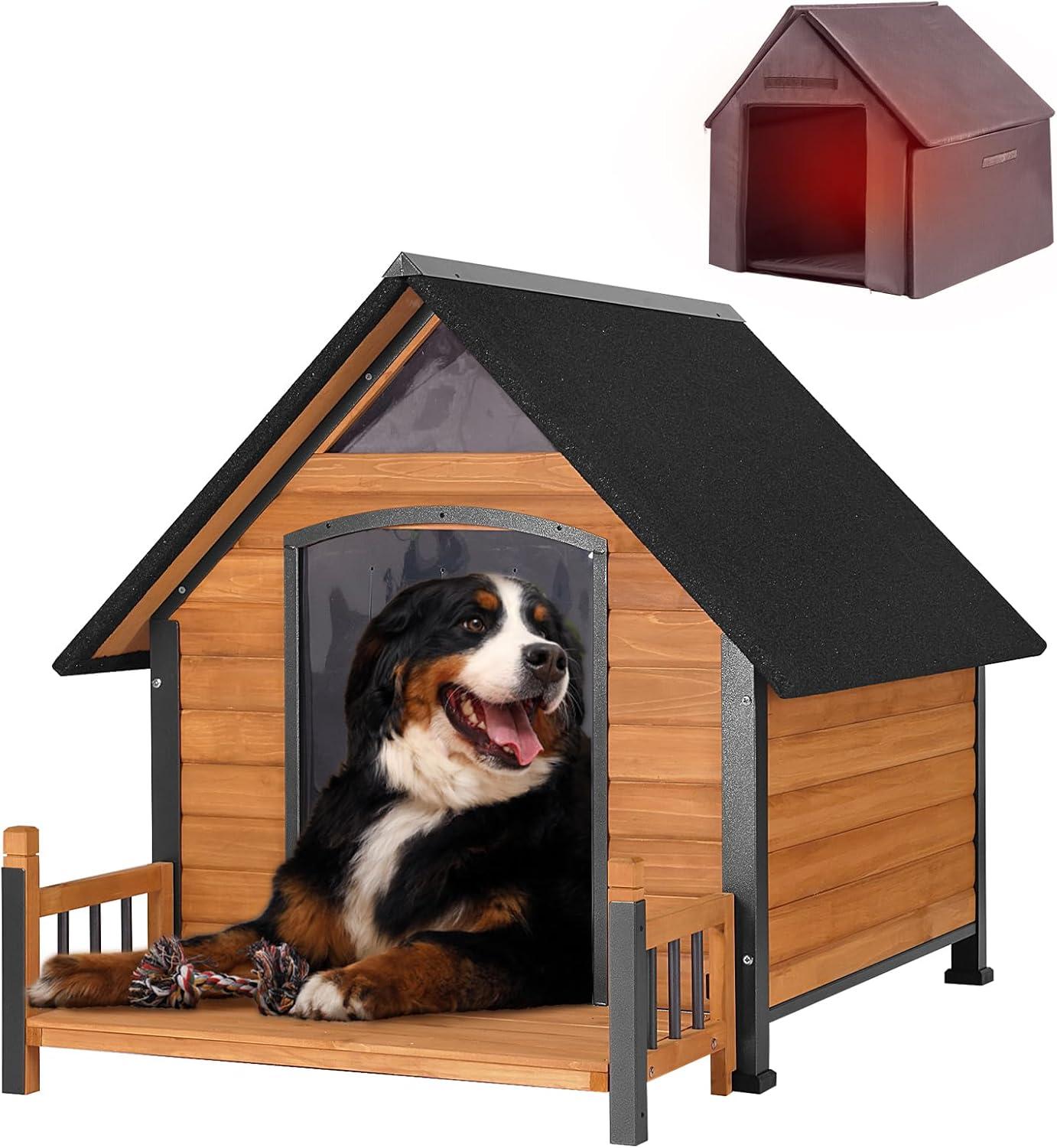 Aivituvin Wood Insulated Dog House