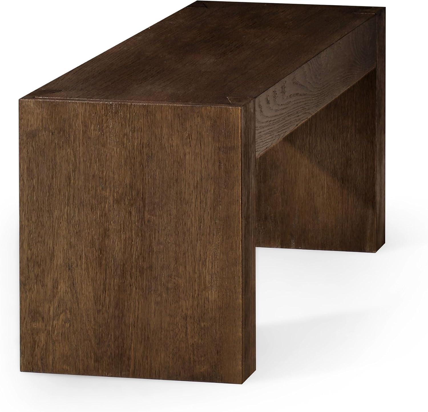 Maven Lane Zeno Contemporary Wooden Bench