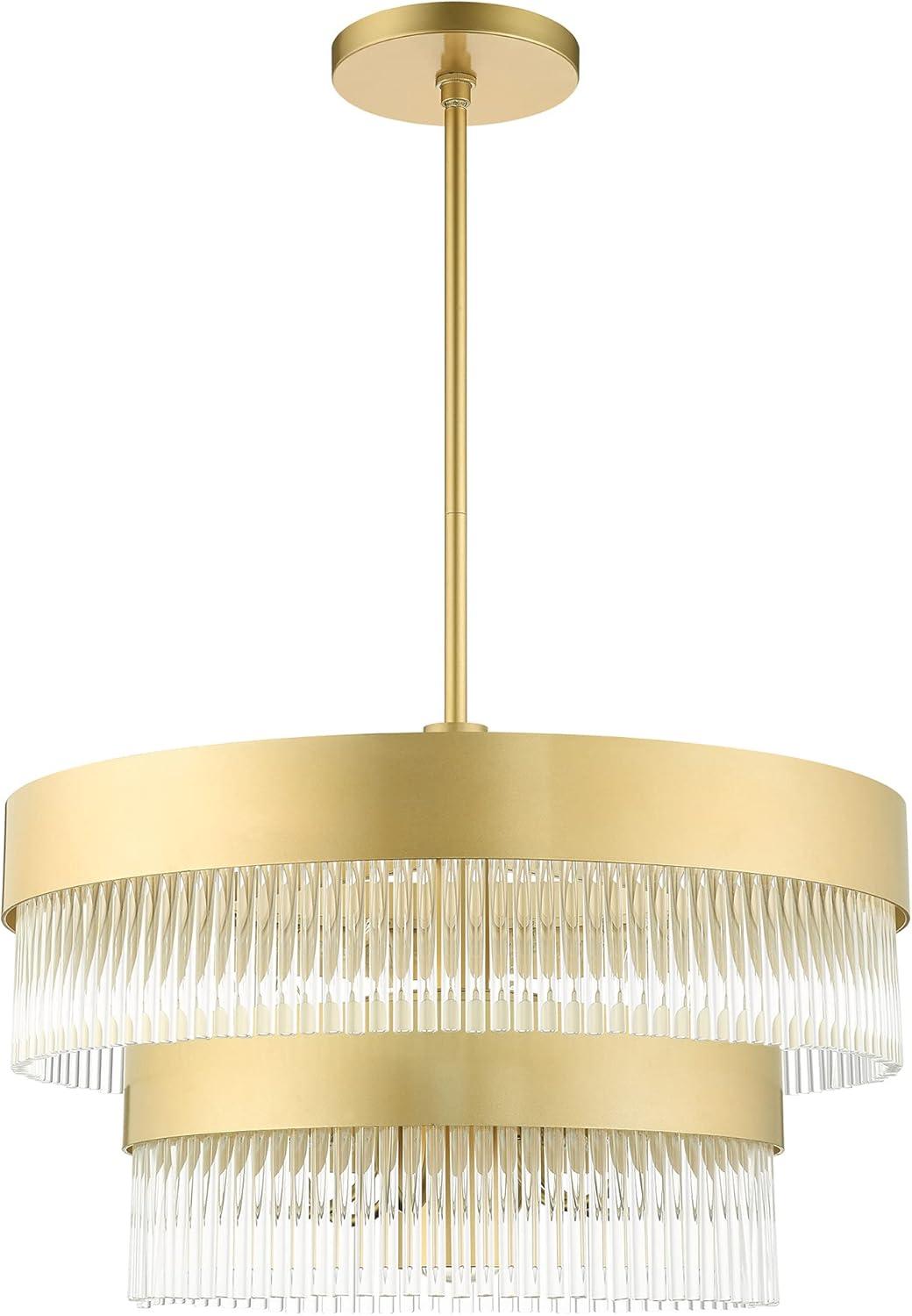 Livex Lighting Norwich 6 - Light Chandelier in  Soft Gold