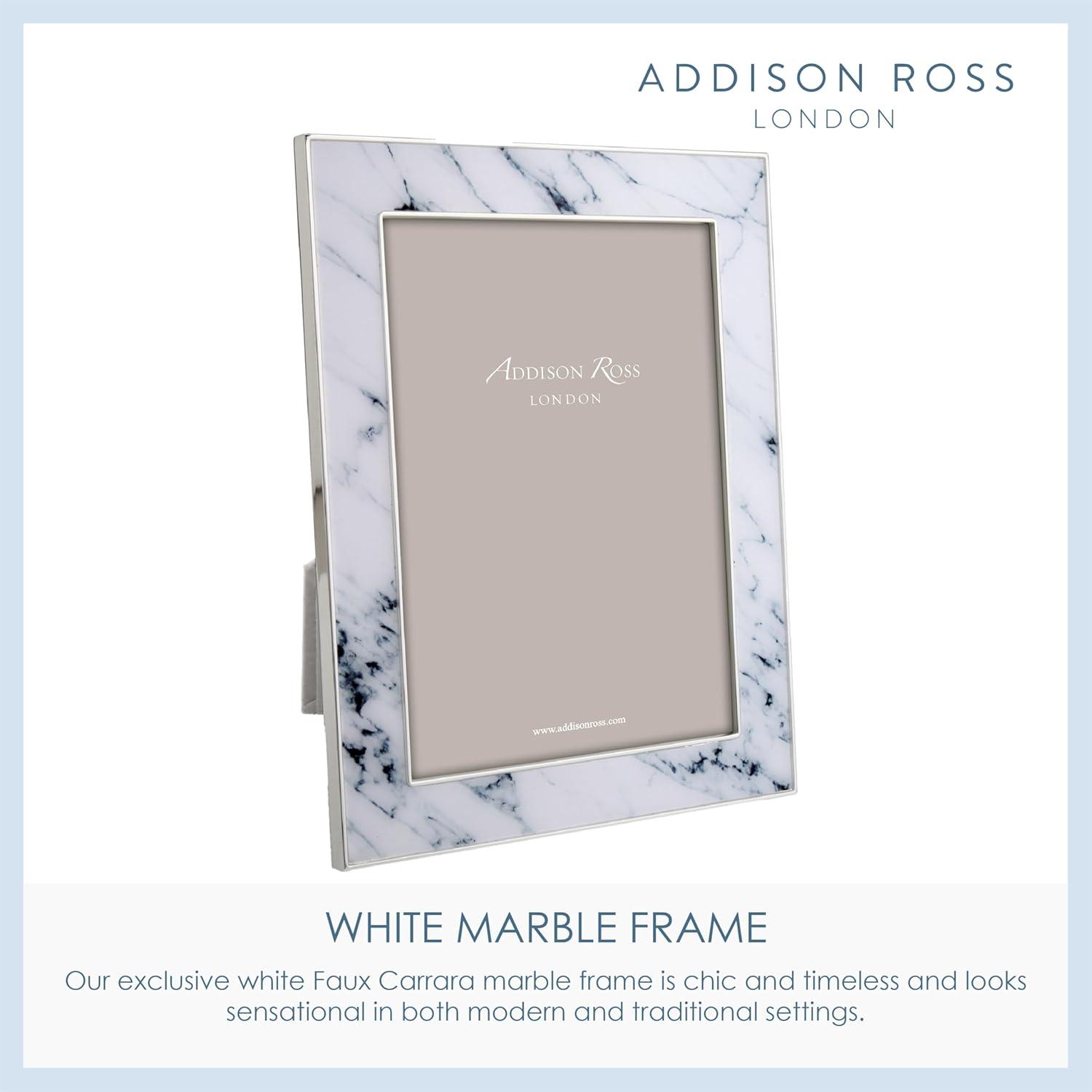 Addison Ross White Marble Frame 4x6