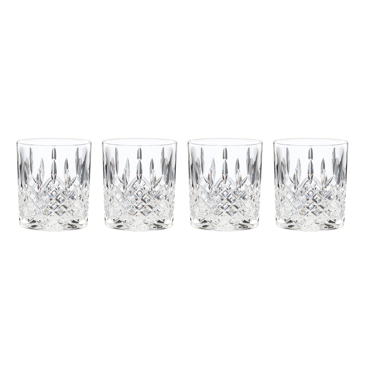 Hamilton Clear Crystal Double Old Fashioned Glass Set
