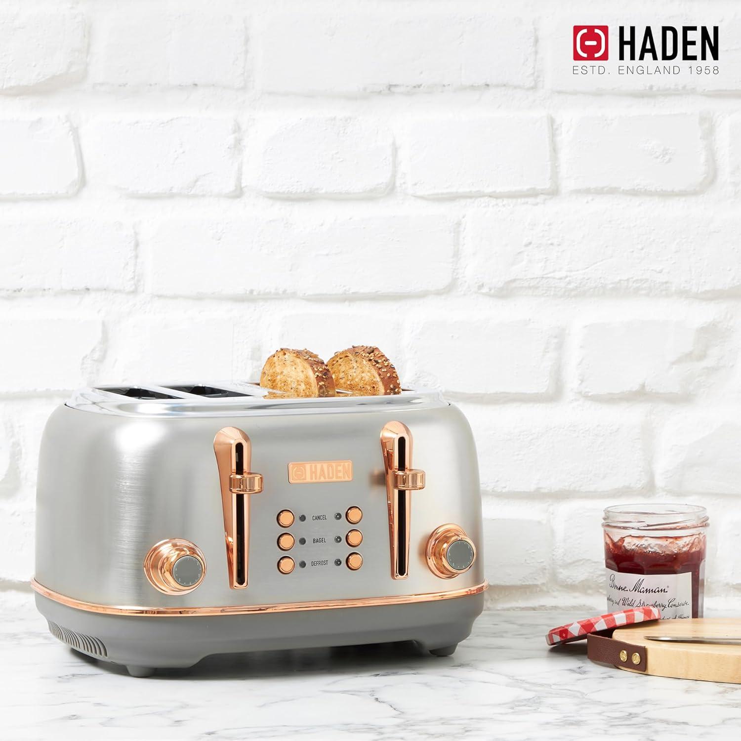 HADEN Heritage 4-Slice Wide Slot Toaster
