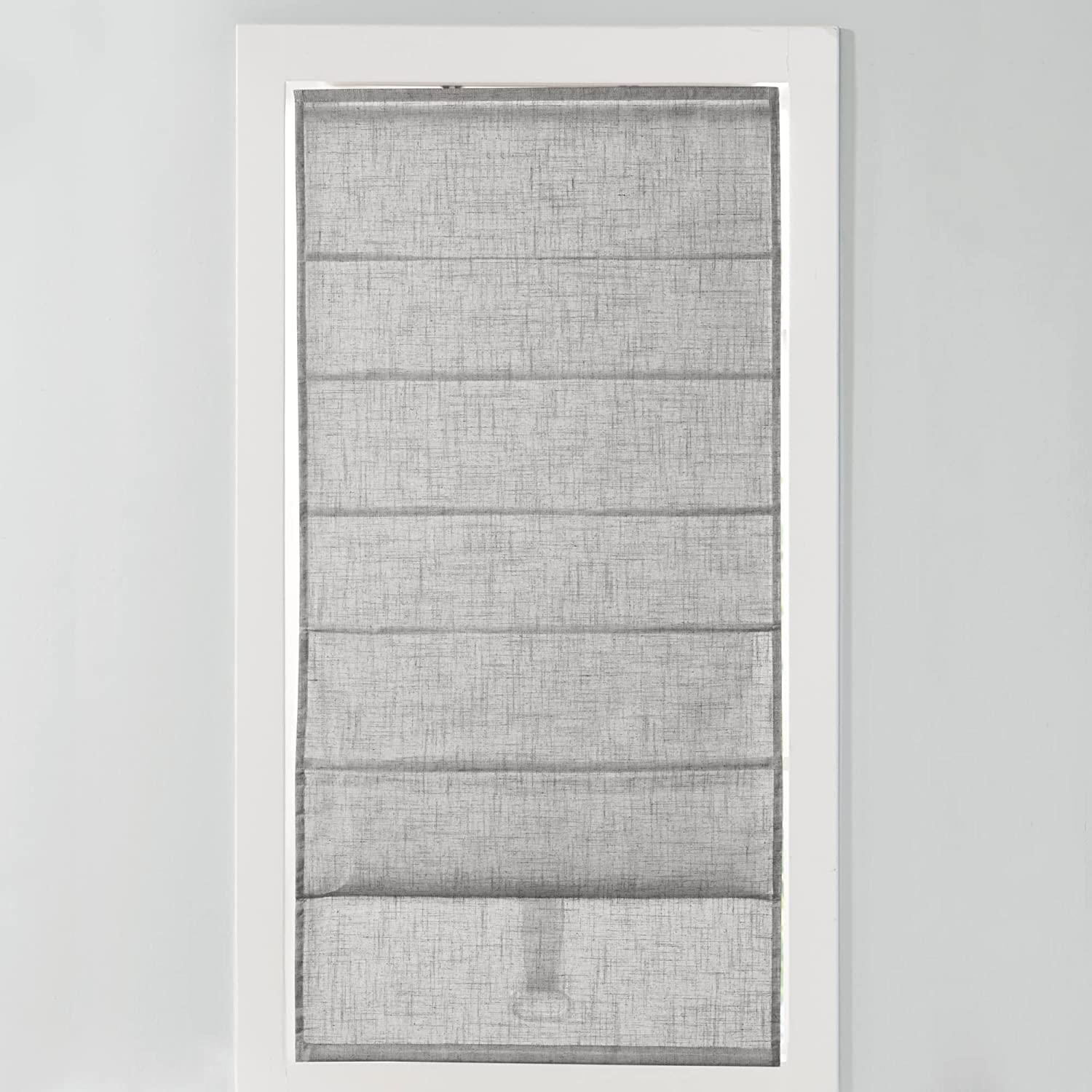 Kyler Linen Blend Light Filtering Single Roman Shade