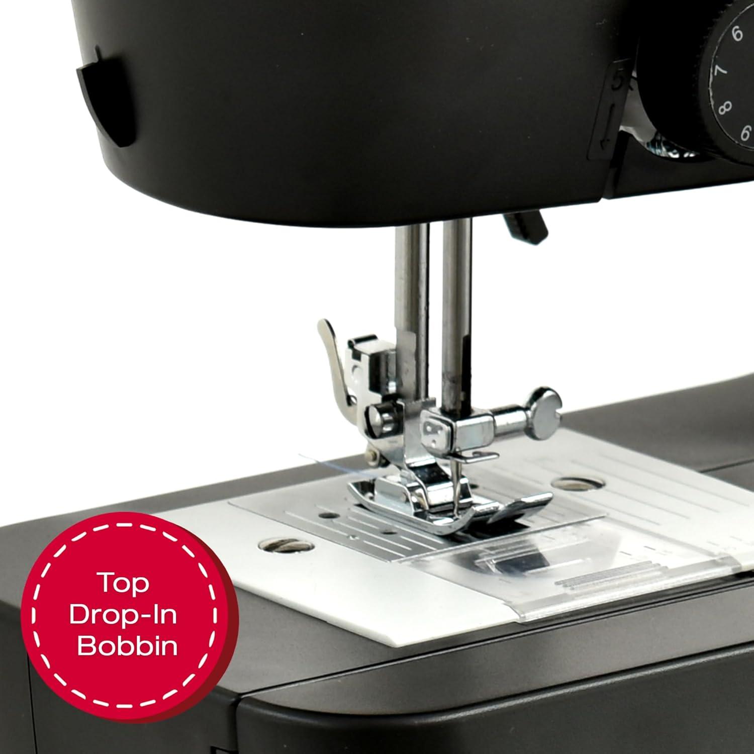SINGER M1150 Mechanical Sewing Machine With 45 Stitch Applications, LED Light & 1-Step Buttonhole | Smart Choice for Gifting (Black)