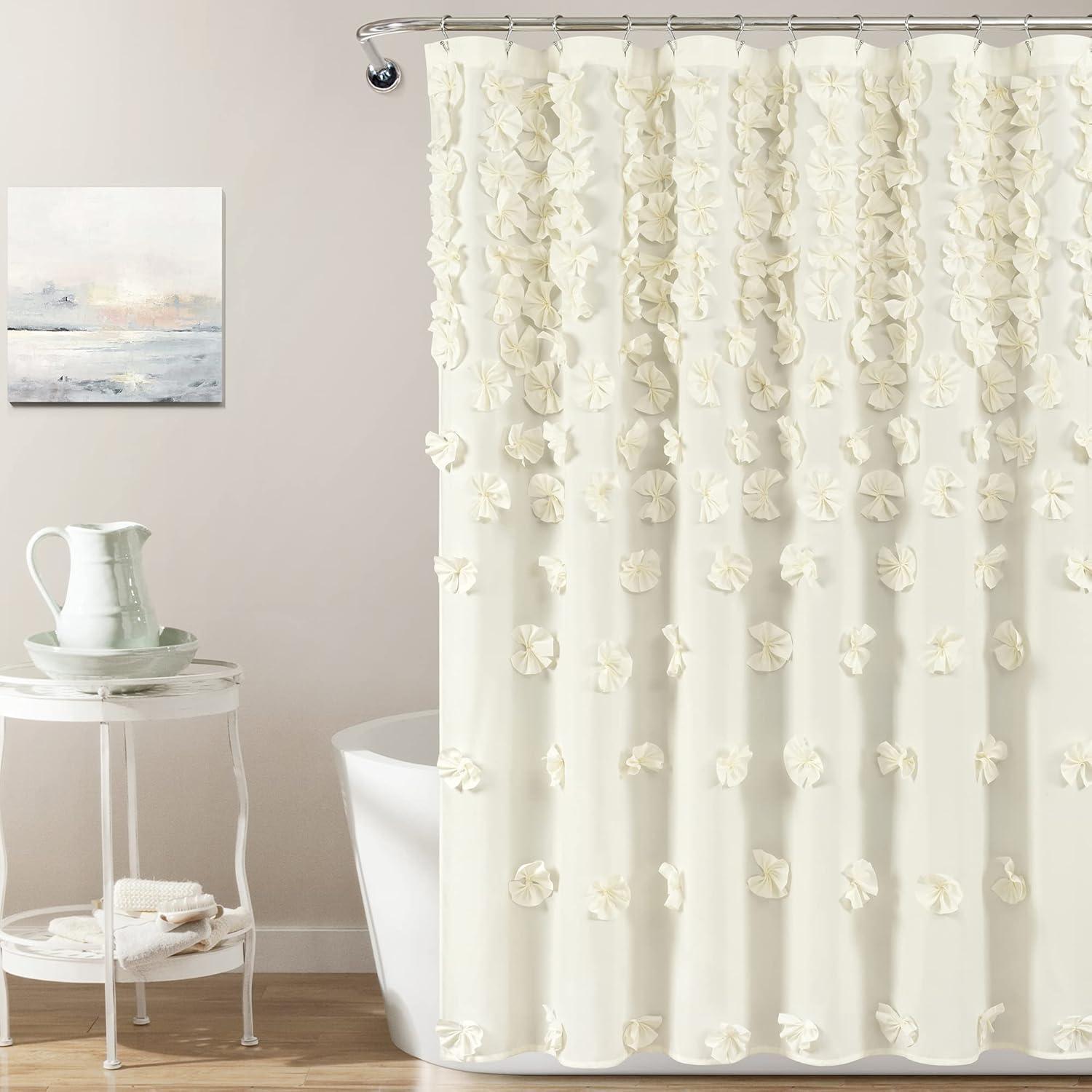 Lush Decor Riley Floral Shower Curtain