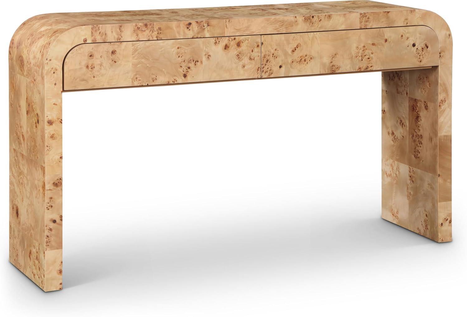 Meridian Furniture Cresthill Natural Ash Console Table