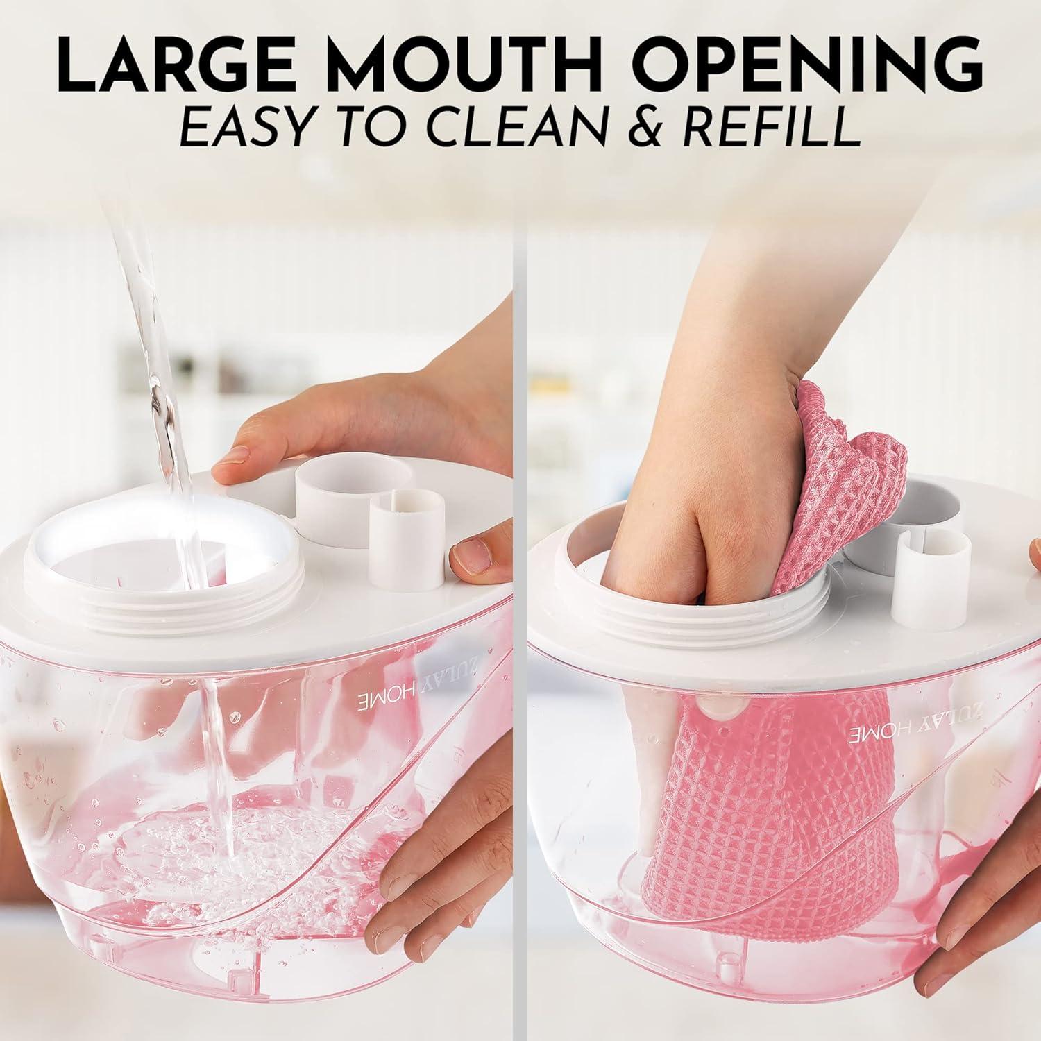 Zulay Kitchen Zulay Home Cool Mist Humidifiers For Bedroom (2.2L Water Tank) - Quiet Ultrasonic Humidifiers For Large Room With Auto Shutoff Feature - Air Humidifier For Plants, Nursery, Kids Room (Gray)