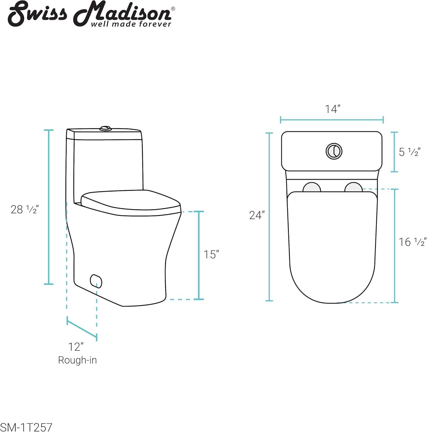 Sublime II One-Piece Round Toilet Dual-Flush 1.1/1.6 gpf