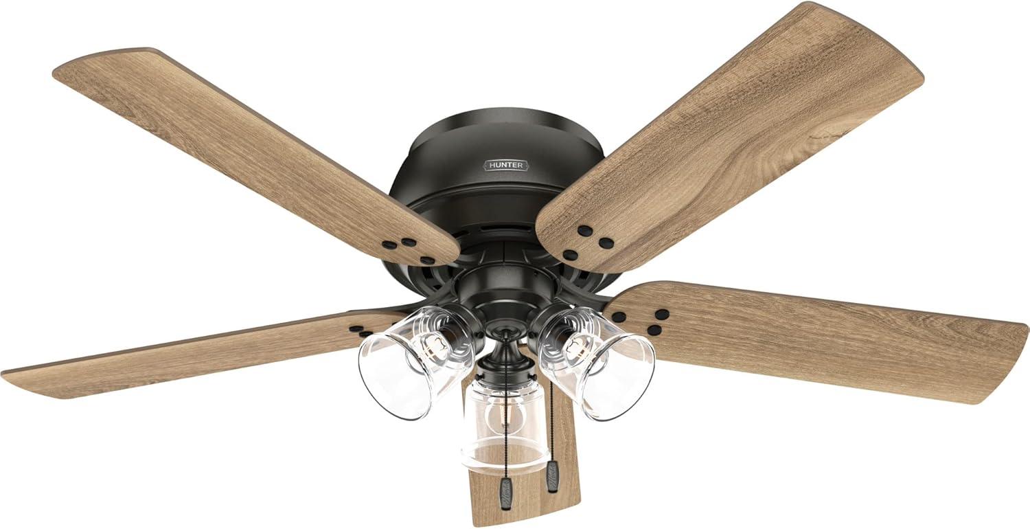 Shady Grove 52" 5 - Blade Ceiling Fan With Lights And Pull Chain