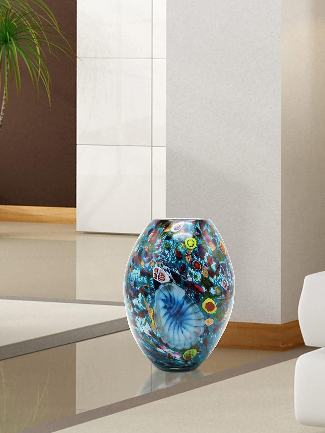 Dale Tiffany Glass Table Vase