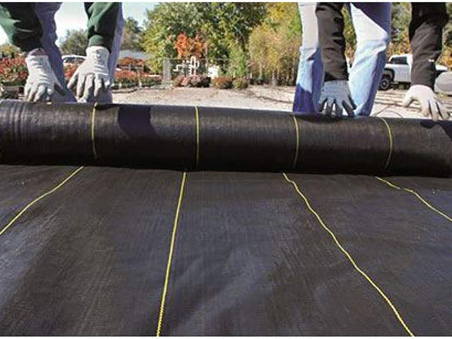 DeWitt Company, Inc. DeWitt Sunbelt Woven Weed Barrier Landscape Fabric Ground Cover (Set of 2)