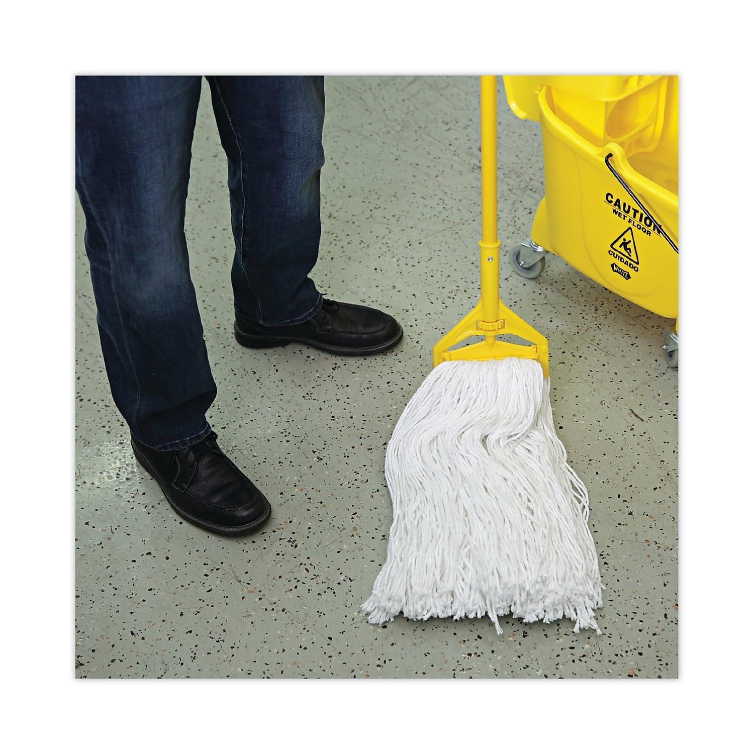 White Rayon Fiber Premium Mop Head for Efficient Cleaning