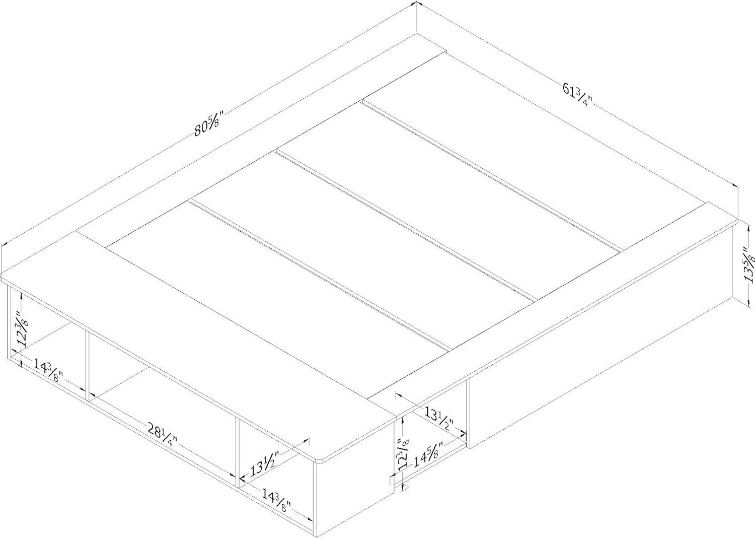 Vito Contemporary Storage Bed With Baskets