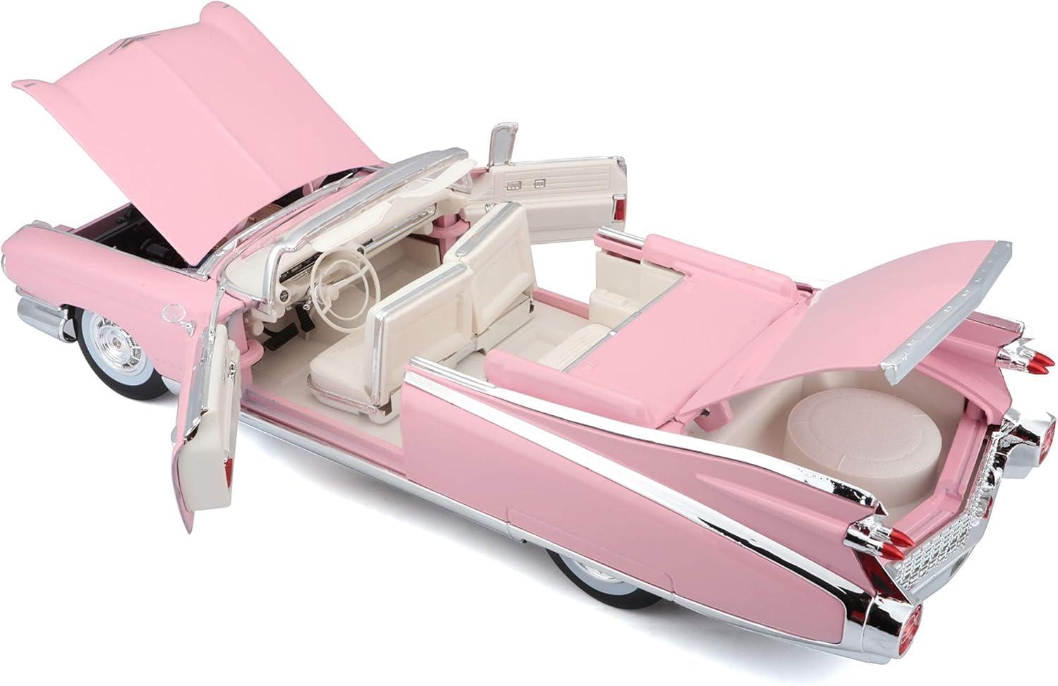 Maisto Cadillac Eldorado Biarritz Convertible Pink 1/18 Diecast (36813)
