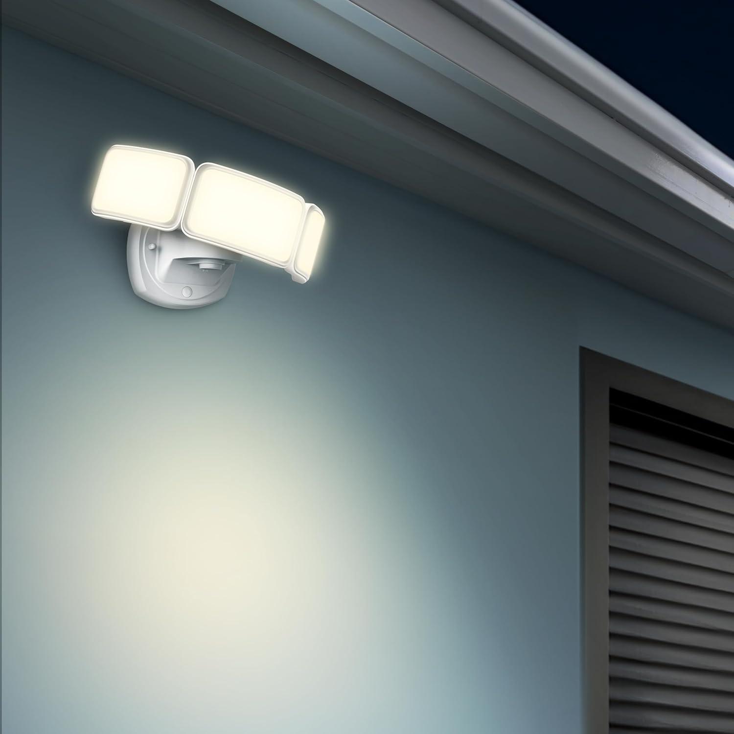 Feit Electric 3011335 Dusk to Dawn Hardwired LED Security Floodlight - White