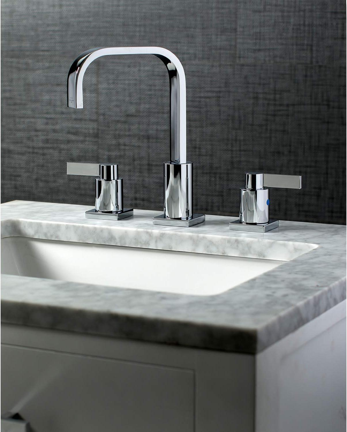 Nuvo Fusion Widespread Bathroom Faucet with Drain Assembly