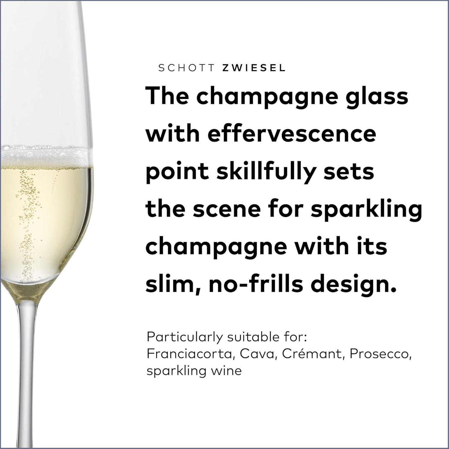 Forte 8 oz. Crystal Flute