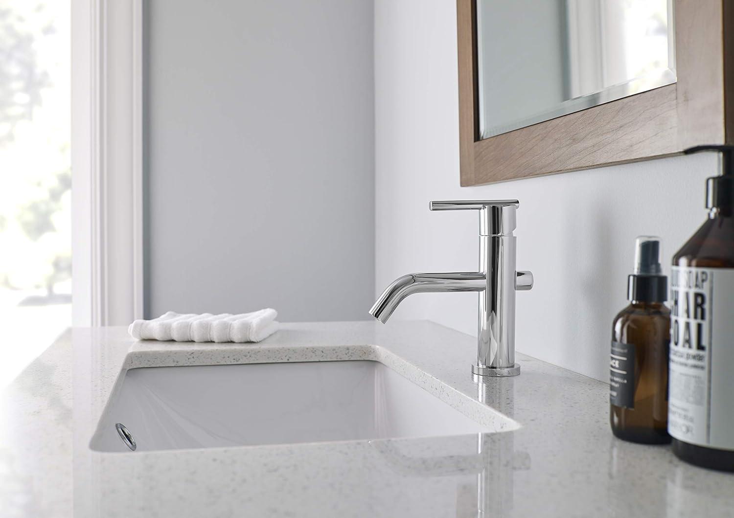 Parma Single Hole Bathroom Faucet with Drain Assembly
