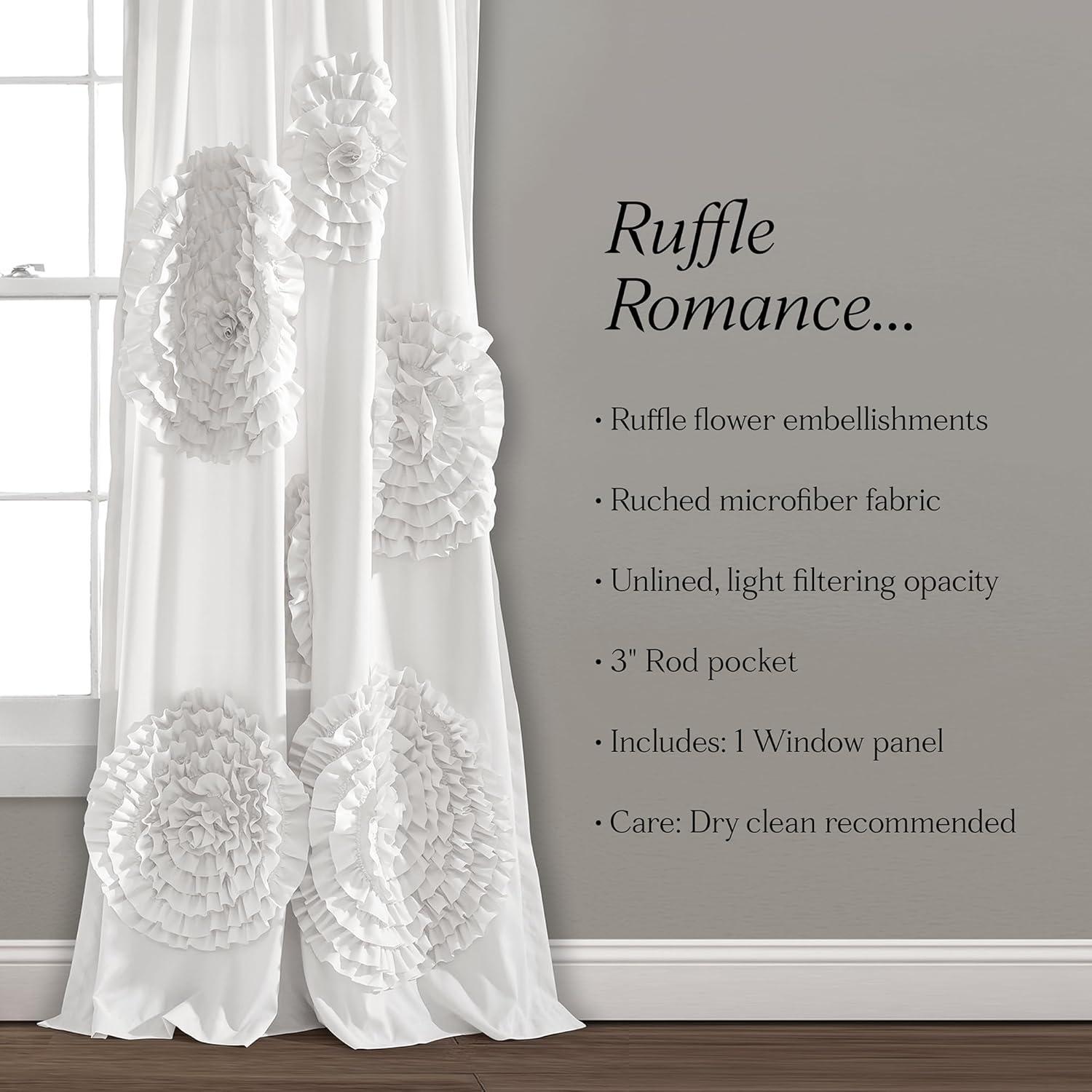 Synthetic Semi Sheer Single Curtain Panel Panel