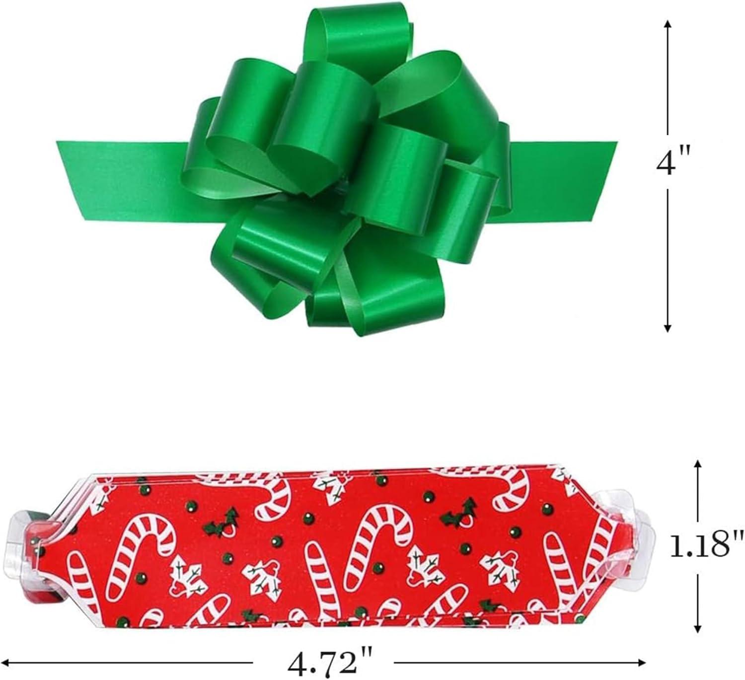 JOYIN 48 Pcs Christmas Pull Bows with Ribbon 5? Wide for Gift Wrapping & Present tags, Boxing Decorations, Holiday Decor