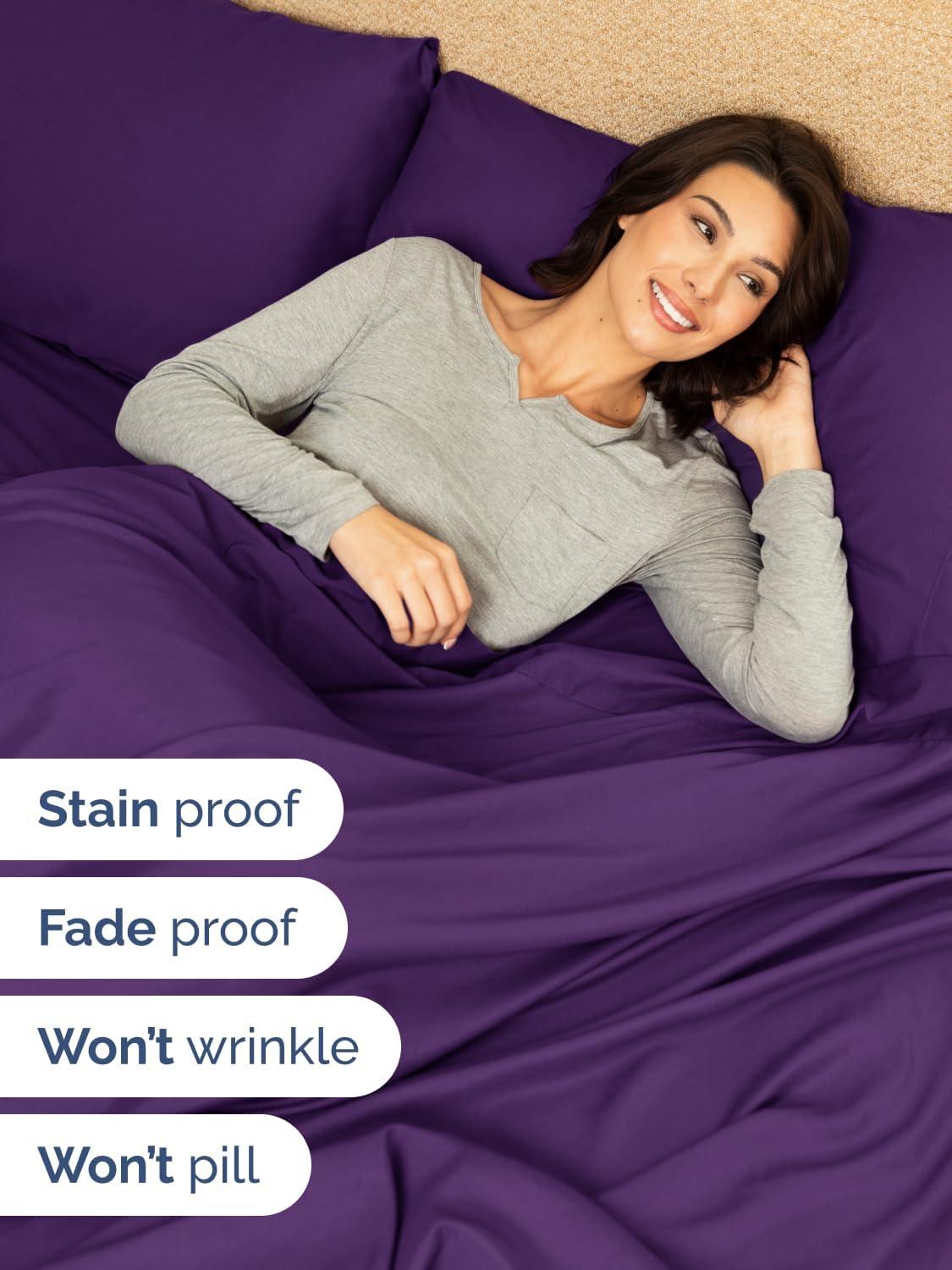 CGK Linens 6 Piece Extra Deep Pocket Ultra Soft & Cooling Sheet Set