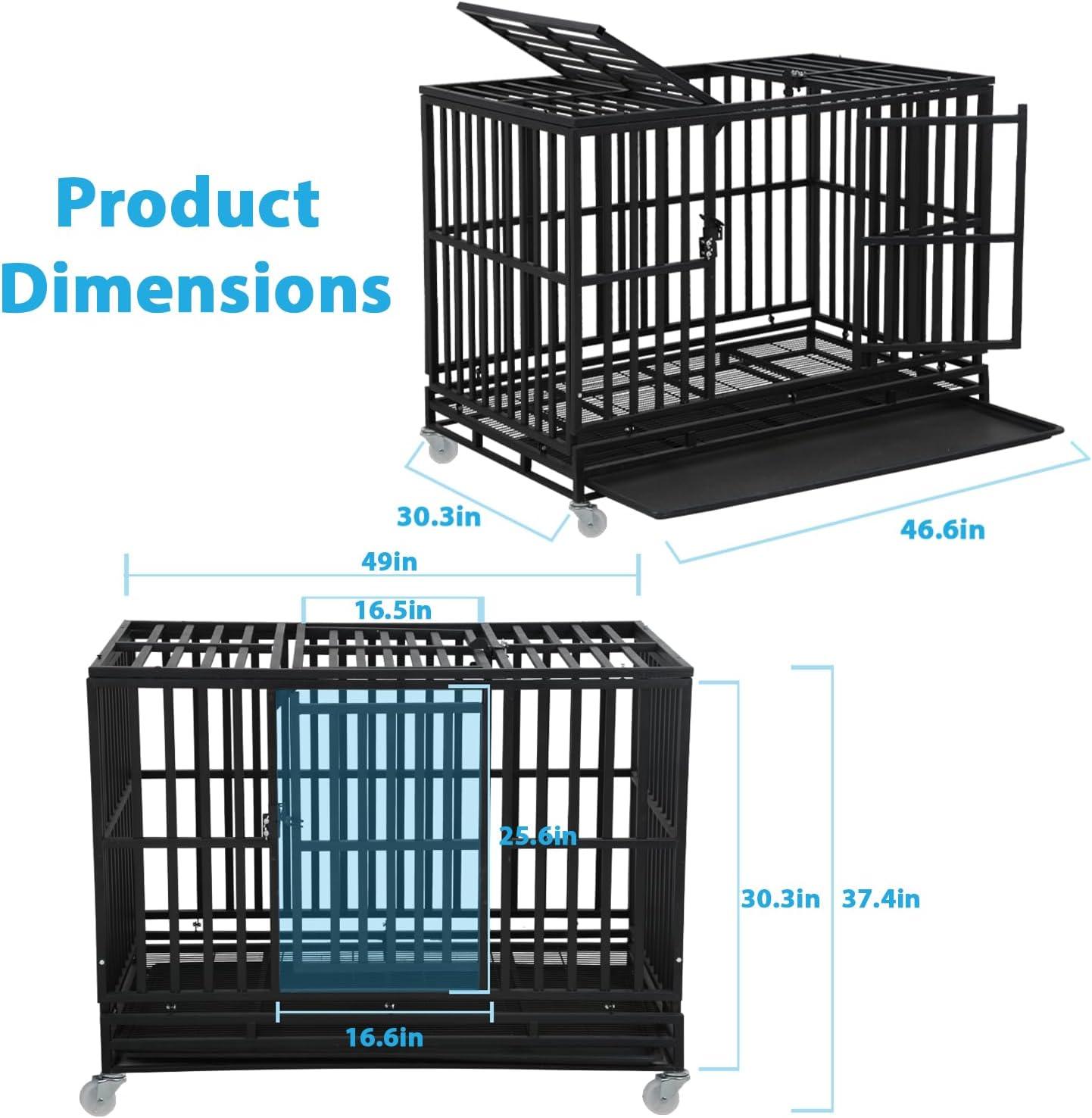 Tucker Murphy Pet™ Dog Pet Crate