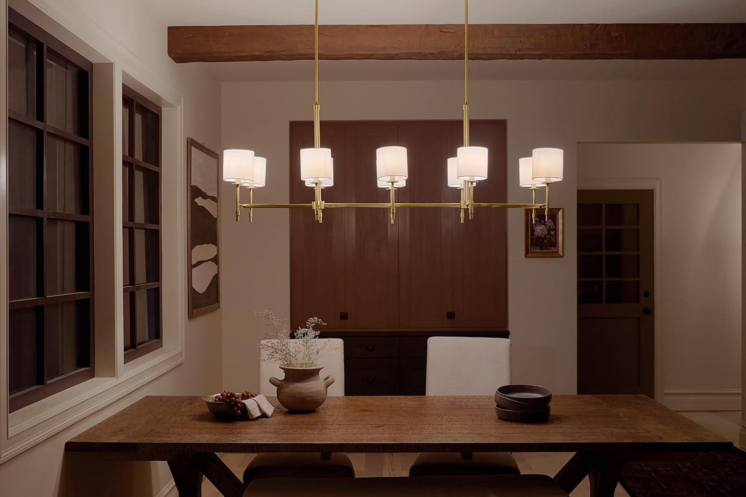 Kichler Lighting Ali 10 - Light Chandelier in  Brushed Natural Brass