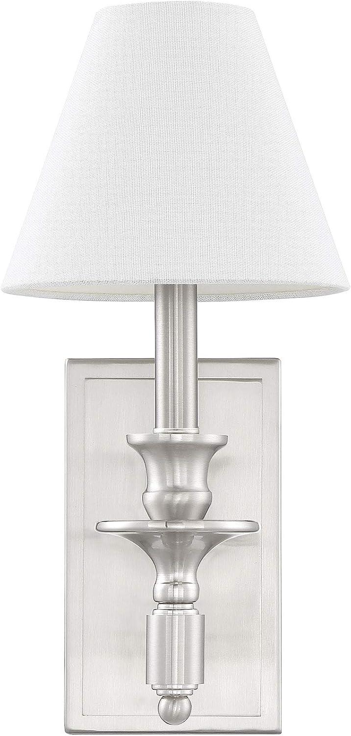 Savoy House Washburn 1 - Light Wall Light in  Satin Nickel