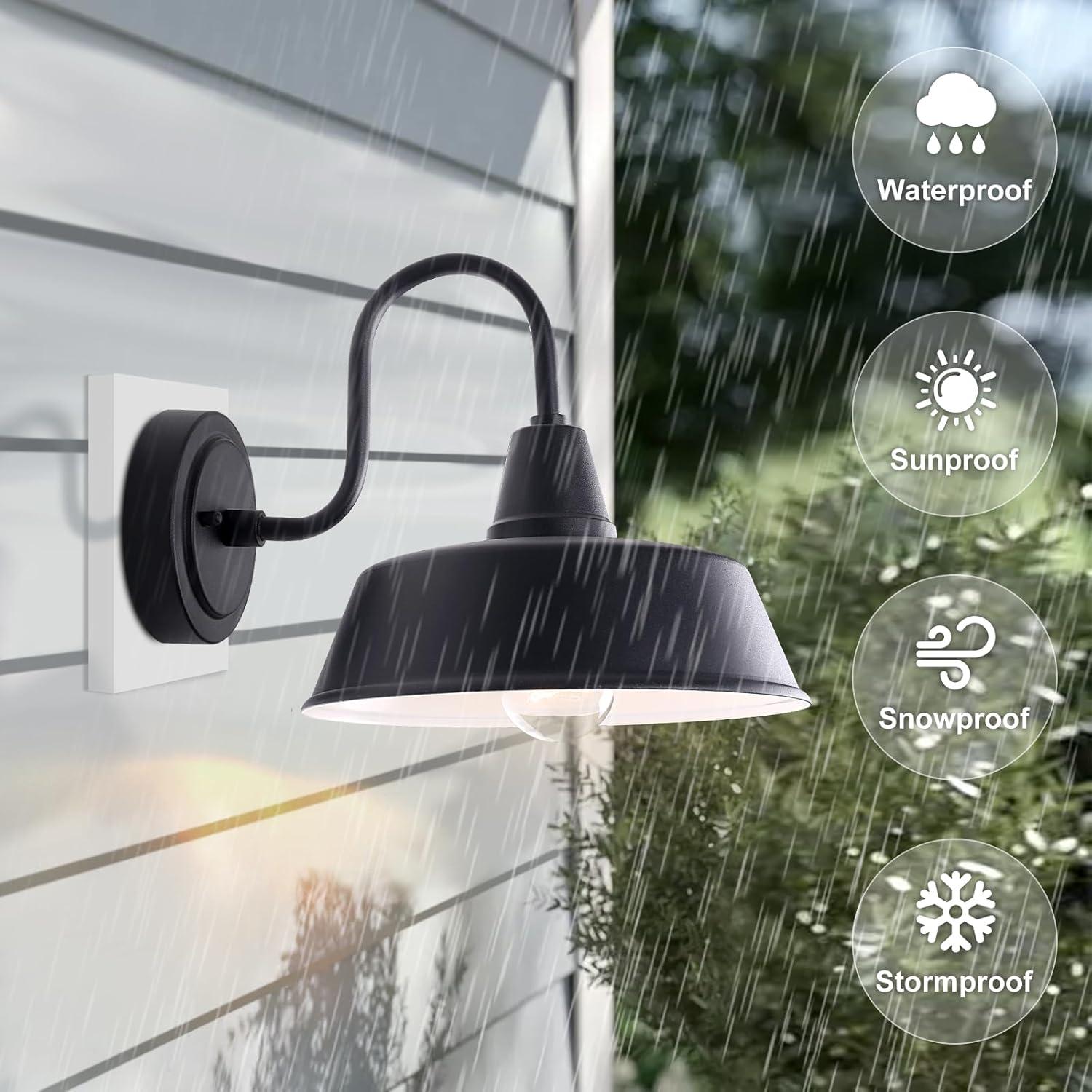 Blakeston Single Light Bell Outdoor Aluminum Wall Light