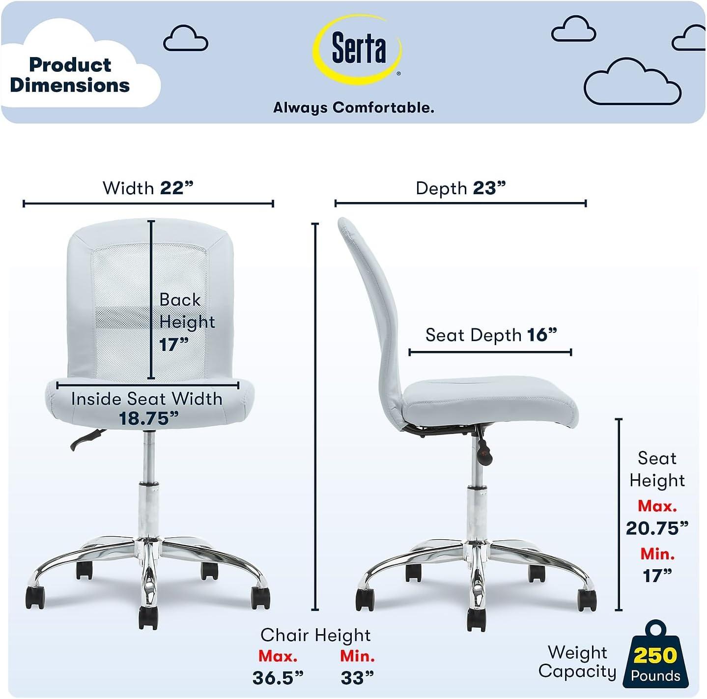 Essentials Computer Chair - Serta