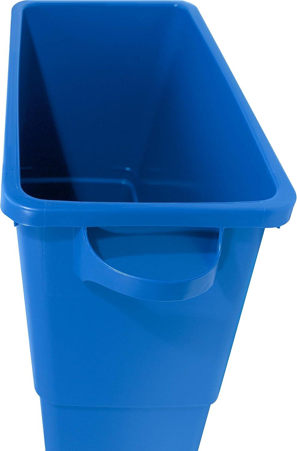 Genuine Joe Plastic Open Recycling Bin - 23 Gallons